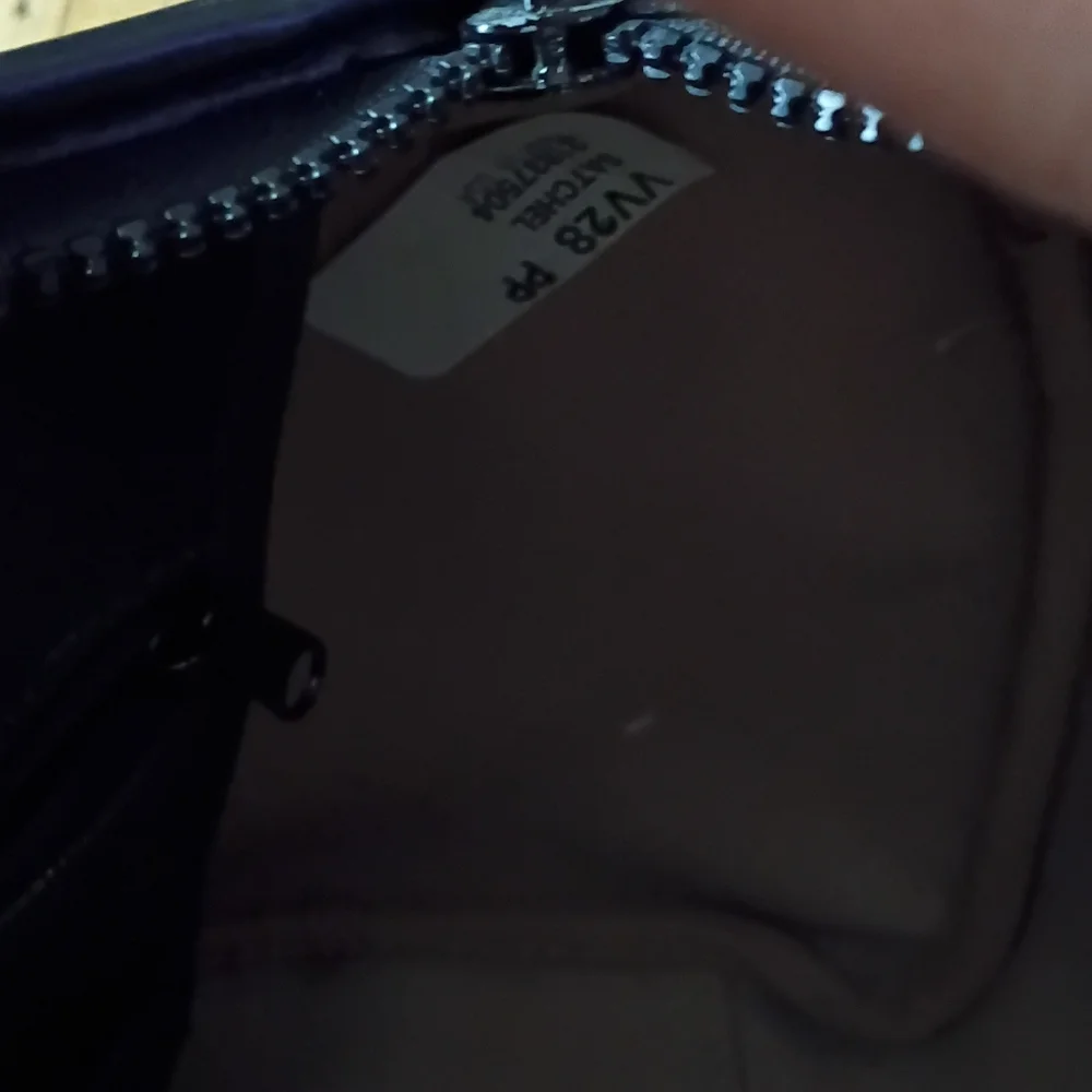 Dooney And Bourke Vintage Velvet Purple Satchel - Picture 8 of 8